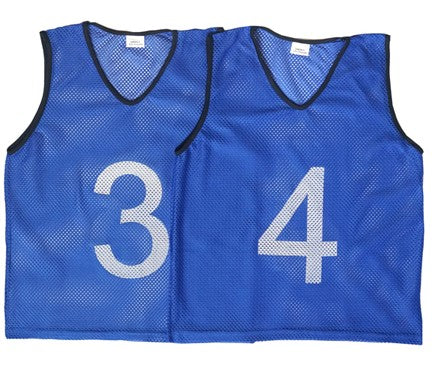 Torosports Training Bibs - Pack of 15, Numbered Bibs #1-15